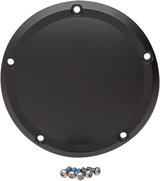 DRAG SPECIALTIES Derby Cover - Matte Black D33-0110MB