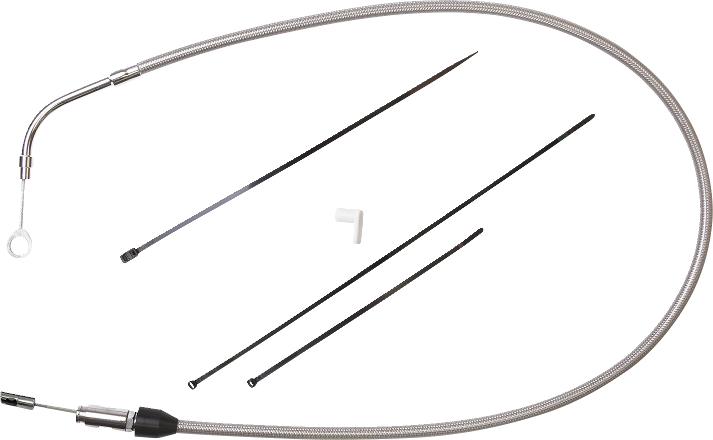 DRAG SPECIALTIES Clutch Cable - Upper - 43" - Stainless Steel 5323504HE
