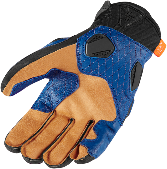ICON Hypersport™ Short Gloves - Blue - Large 3301-3541