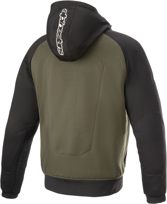 ALPINESTARS Chrome Hoodie - Black/Green - XL 4200918-1681-XL