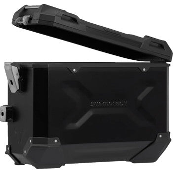 SW-MOTECH TRAX ADV Aluminum Case System - Black - Kawasaki Versys 1000 '18-'23 KFT.08.922.70101/B