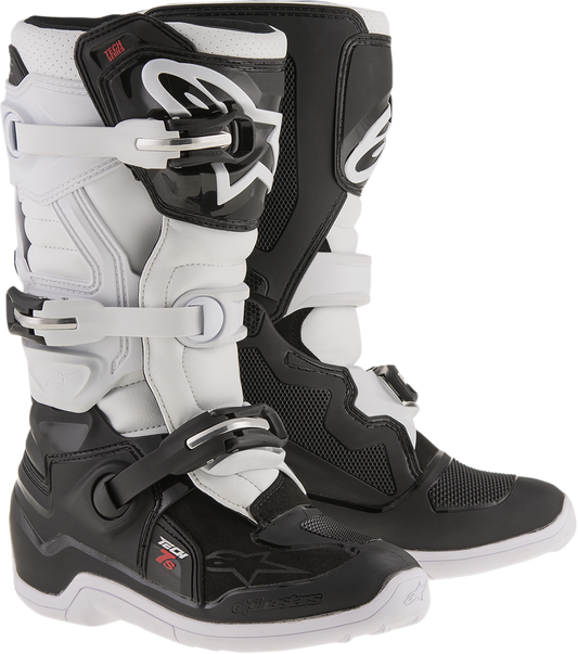 ALPINESTARS Youth Tech 7S Boots - Black/White - US 5 2015017-12-5
