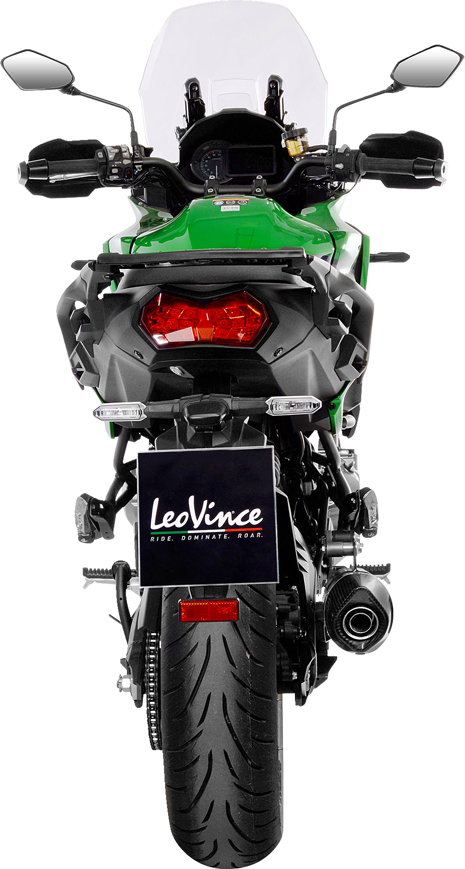 LEOVINCE Nero Slip-On Muffler - Black for KAWASAKI VERSYS 1000 14057