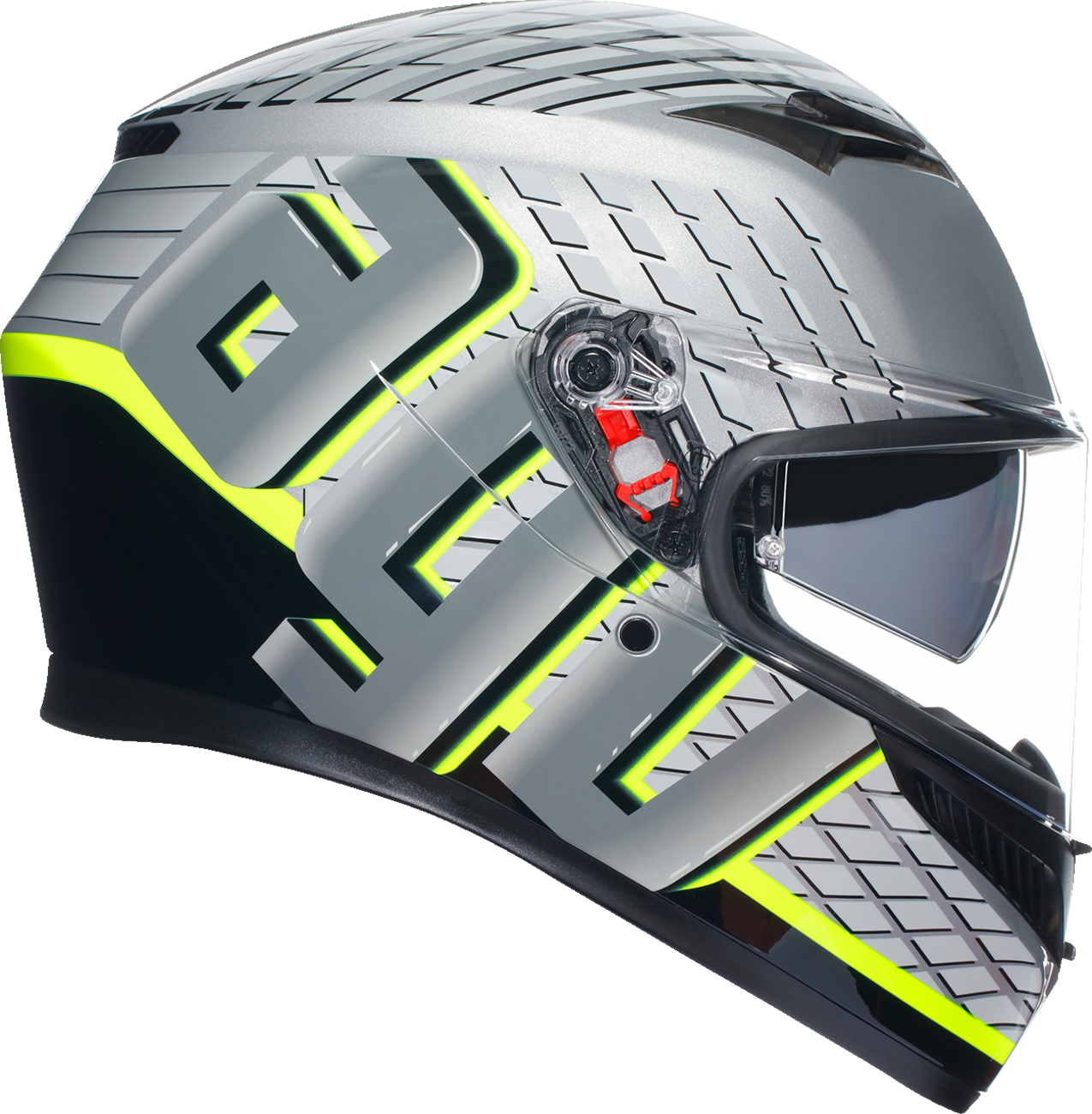 AGV K3 Helmet - Fortify - Gray/Black/Yellow Fluo - 2XL 21183810040112X