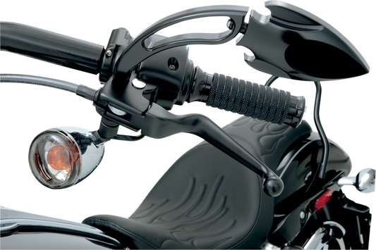 DRAG SPECIALTIES Lever Set - Black H07-0574-BLK