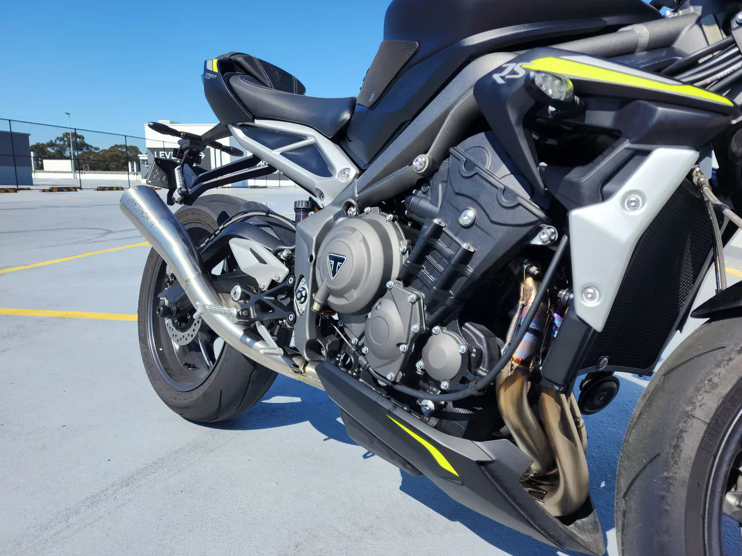 OPEN BOX Vandemon Triumph 765 S/R/RS Street Triple Full Titanium Exhaust 2020-2024  TRIUM765STTIEXA