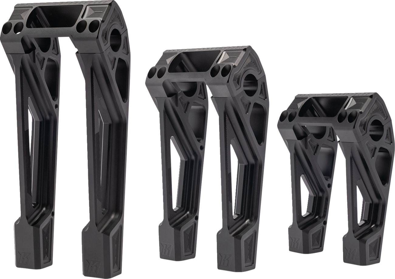 KODLIN MOTORCYCLE Risers - Fastback - 6" - Black K55123