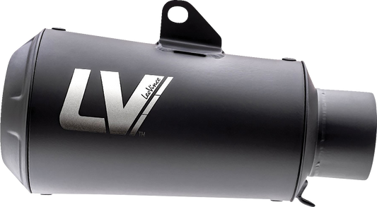 LEOVINCE LV-10 Slip-On Muffler - Universal Black 9746FBU  1811-4293 NO RETURNS- YOU GET WHAT YOU SEE IN THE PIC