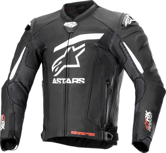ALPINESTARS GP Plus R v4 Rideknit® Leather Jacket - Black/White - 54 3100324-12-54