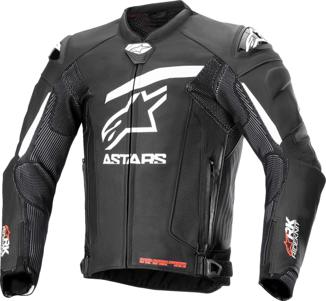 ALPINESTARS GP Plus R v4 Rideknit® Leather Jacket - Black/White - 50 3100324-12-50
