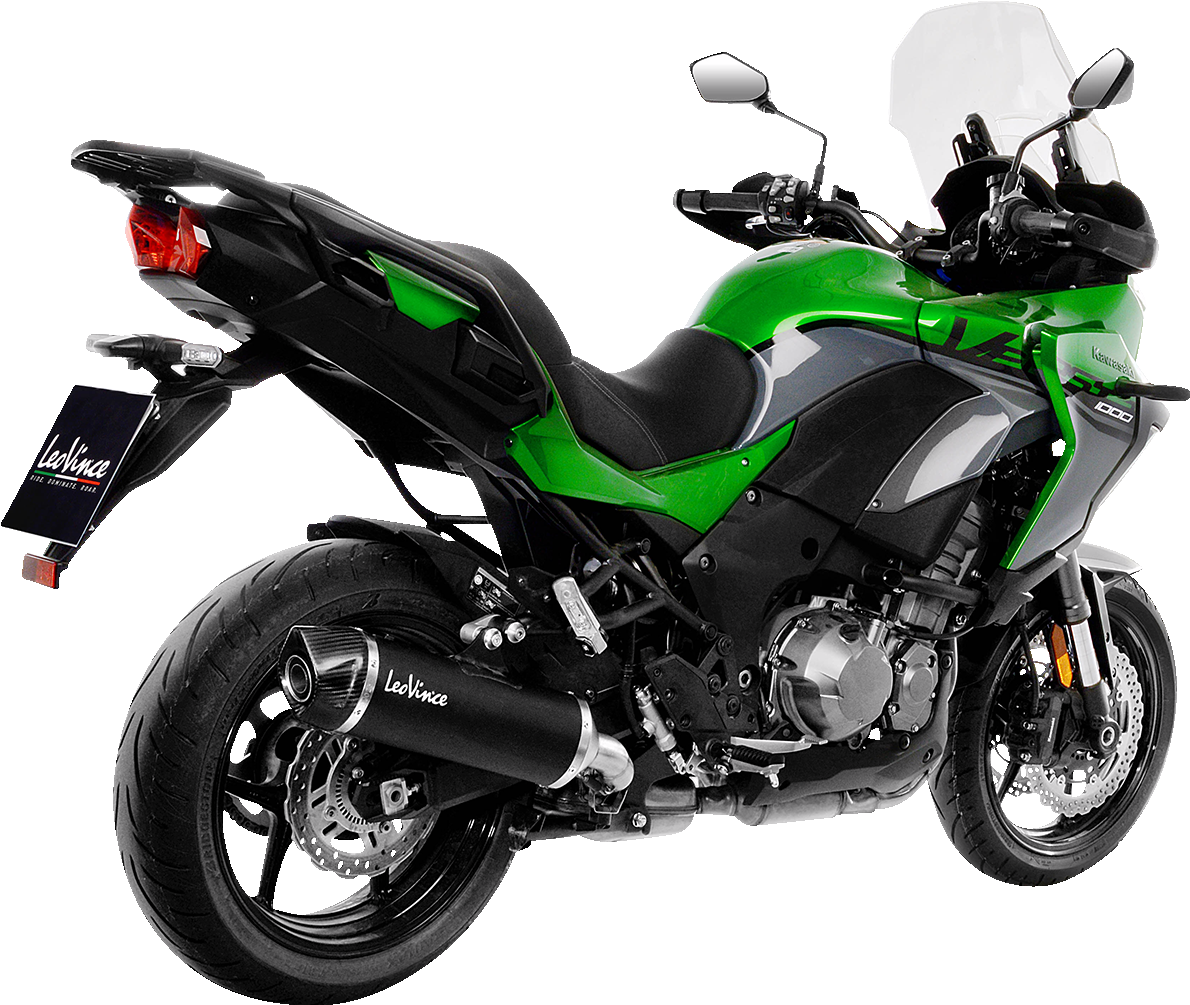 LEOVINCE Nero Slip-On Muffler - Black for KAWASAKI VERSYS 1000 14057