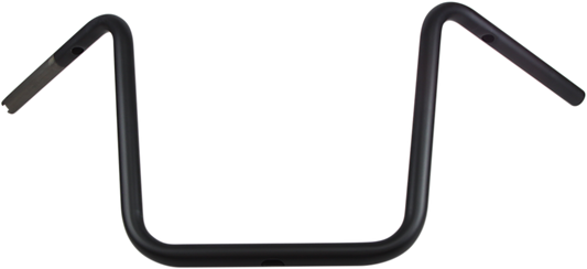 DRAG SPECIALTIES Handlebar - Ape Hanger - 14" - TBW - Flat Black 12.25"ER,31"W,9"CW,6"PB 0601-4211