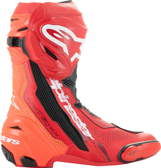 ALPINESTARS Supertech R Vented Boots - Red - US 10.5/EU 45 2220121-3029-45