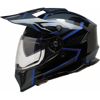 Z1R Range 2.0 Helmet - Voyager - Black/Blue - XL 0140-0366