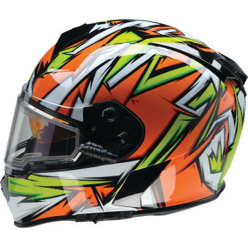 Z1R Warrant Snow Helmet - Neuron - Orange/Green - Large 0101-17226