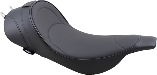 DRAG SPECIALTIES Solo Seat - Mild Stitched - Driver Backrest - FLT '97-'07 0801-0491