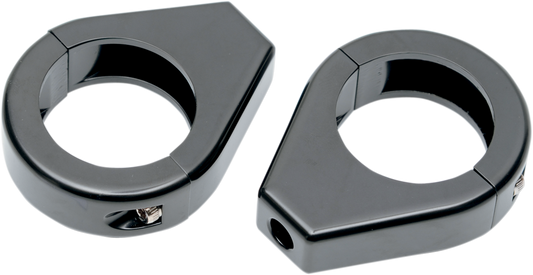 DRAG SPECIALTIES Turn Signal - Clamp - 39mm - Black 12-6049GB-39