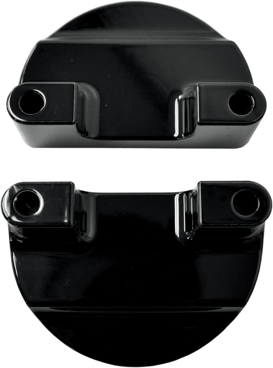 DRAG SPECIALTIES Fender-To-Fork Adapters - Gloss Black 1410-0065