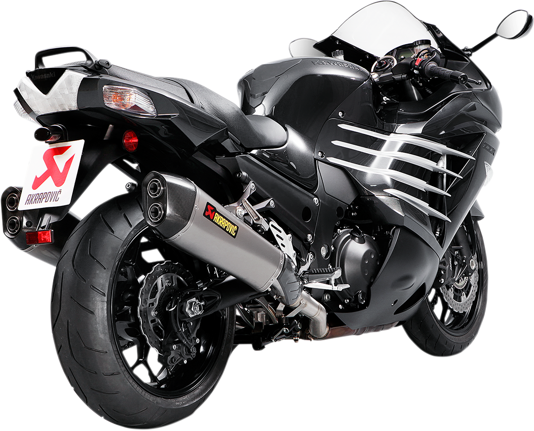 AKRAPOVIC Slip-On Line Muffler Ninja ZX-14R 2012-2024 2025 Tapered S-K14SO6-HZAAT 1811-3069