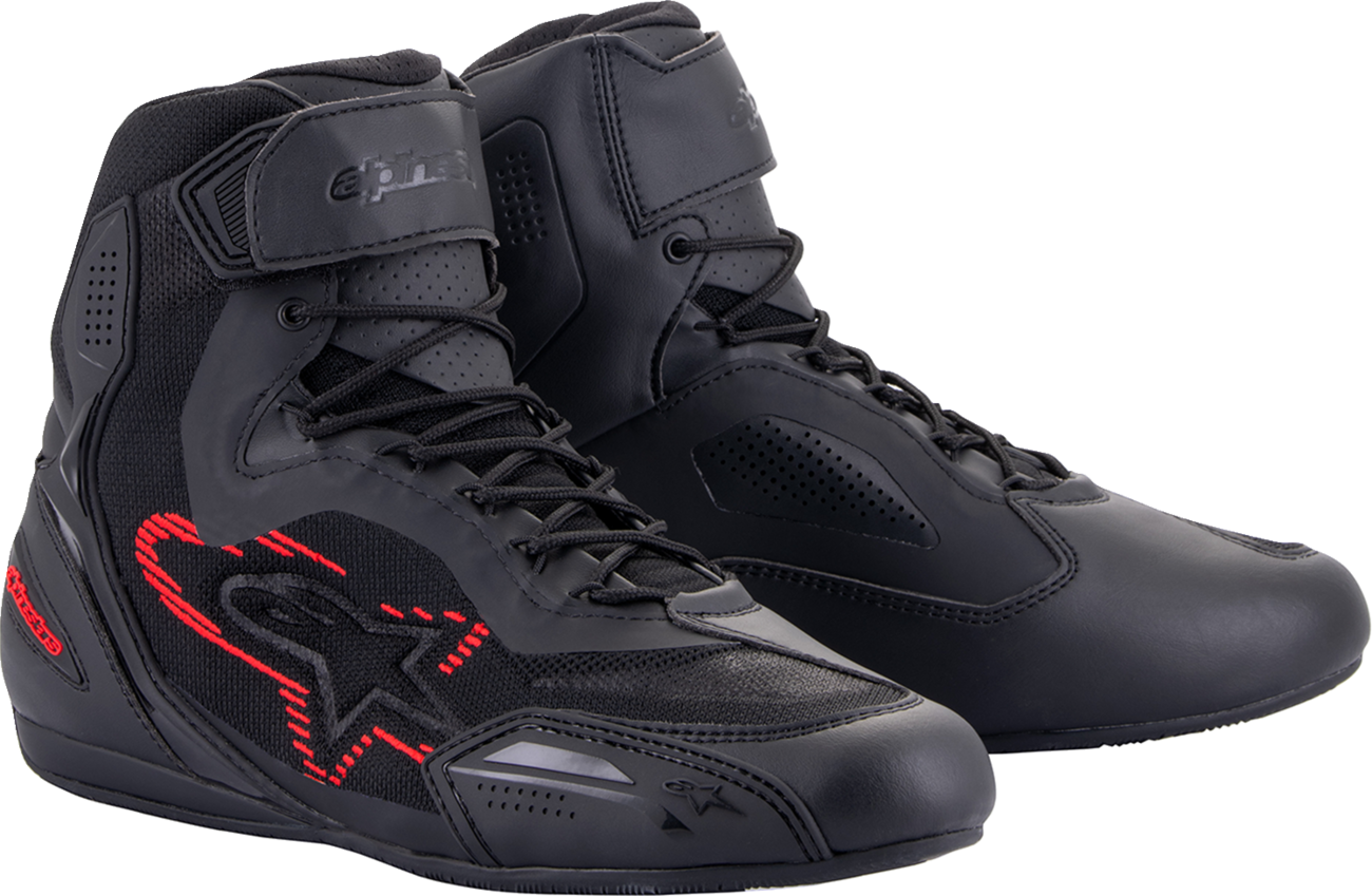 ALPINESTARS Faster-3 Rideknit® Shoes - Black/Gray/Red - US 10.5 25103191993-105