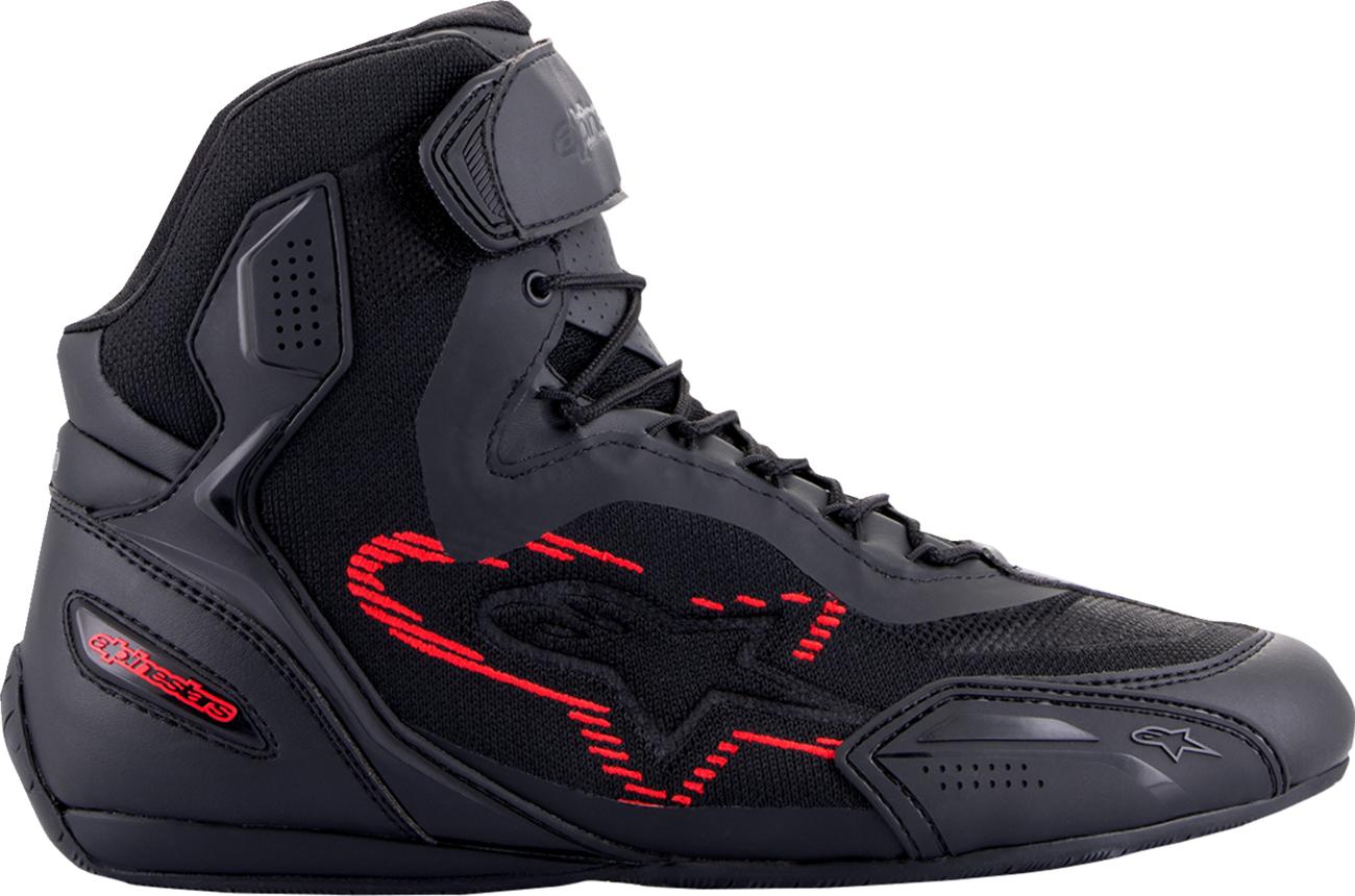 ALPINESTARS Faster-3 Rideknit® Shoes - Black/Gray/Red - US 9.5 2510319-1993-95