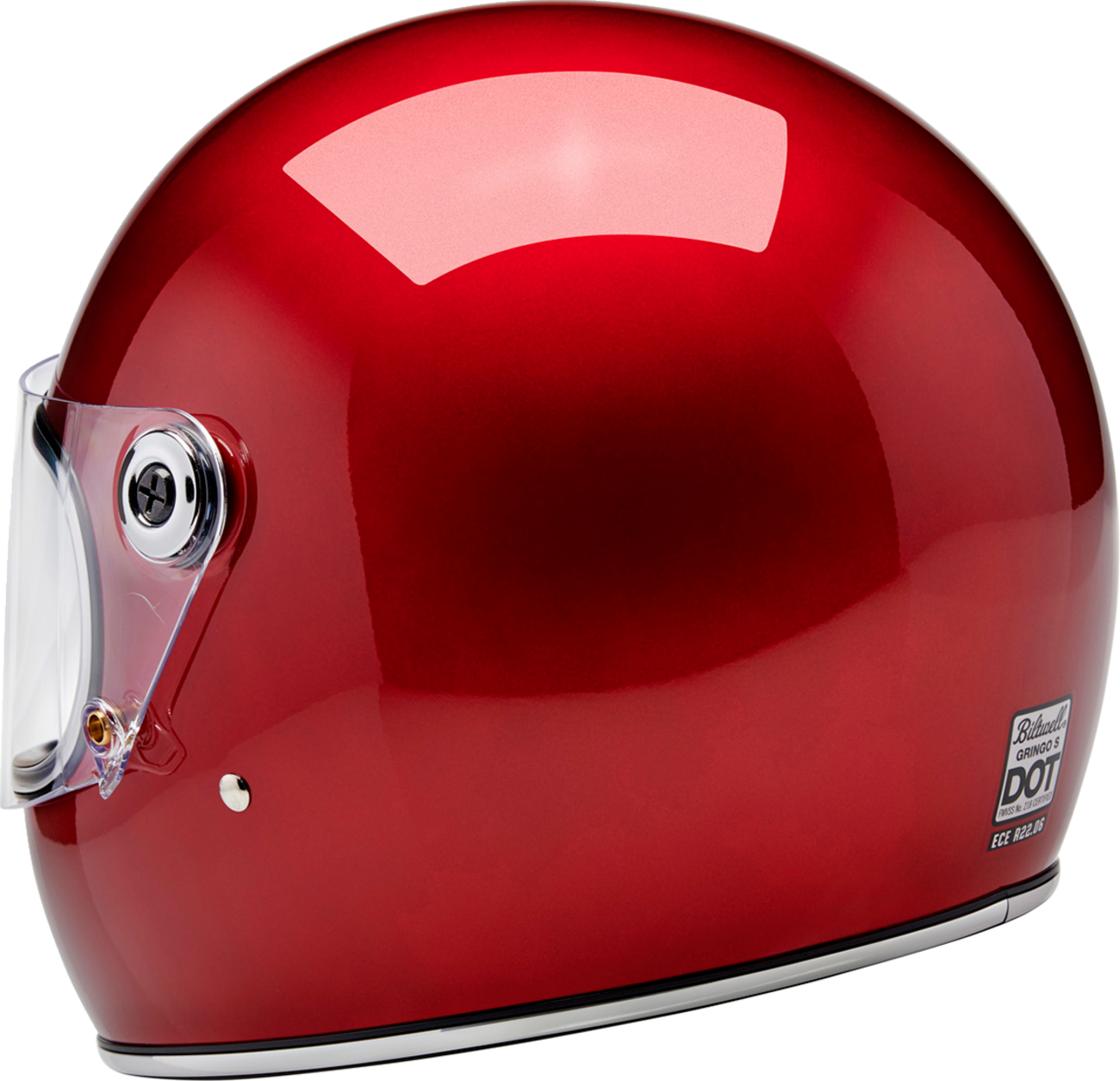 BILTWELL Gringo S Helmet - Metallic Cherry Red - Large 1003-351-504