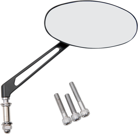 DRAG SPECIALTIES Blue Sapphire Stealth 2 Mirror - Black 06400288SC-3N