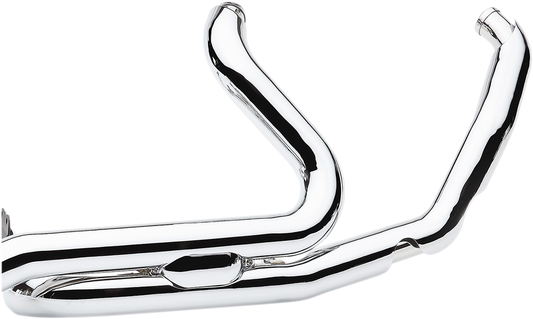 COBRA Dual Bung Headpipes - Chrome 6255DB