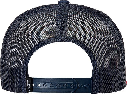 ALPINESTARS Corp Trucker Hat - Navy/Red - One Size 1025810037030OS