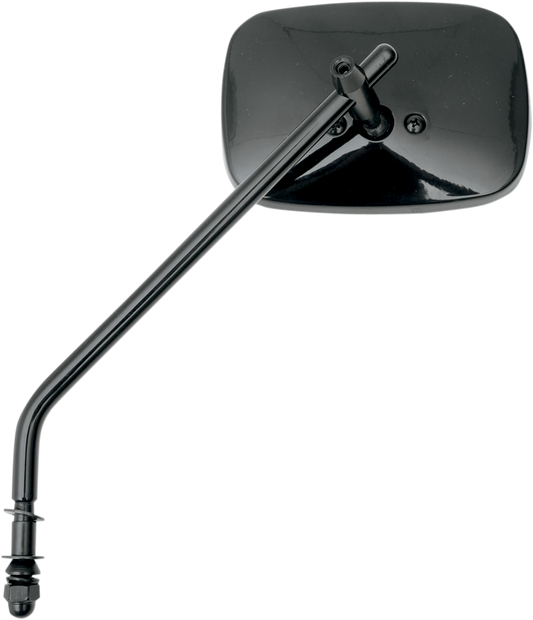 DRAG SPECIALTIES Die Cast Mirror - Long Stem - Black 302110BLK