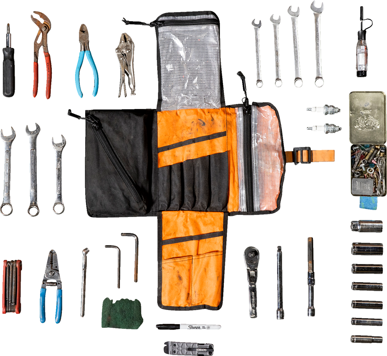 BILTWELL EXFIL-0 2.0 Tool Roll - Black 3017-01
