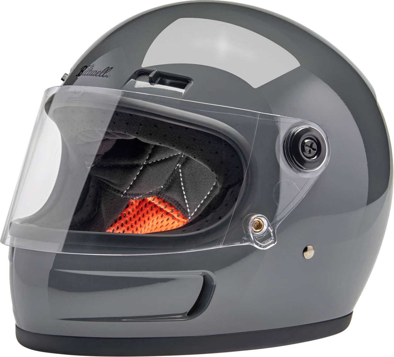 BILTWELL Gringo SV Helmet - Gloss Storm Gray - Small 1006-109-502