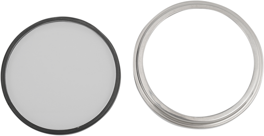 DRAG SPECIALTIES Bezel/Lens Kit for FL-Style Speedometer - 5" Diameter 75403