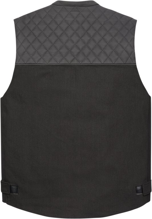 ICON Chamonix Denim Vest - Black - XL 2830-0555
