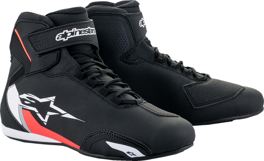 ALPINESTARS Sektor Shoes - Black/White/Red - US 12 2515518123112
