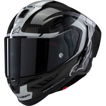 OPEN BOX ALPINESTARS Supertech R10 Helmet - Element - Carbon/Silver/Black - XL 8200324-1368-XL