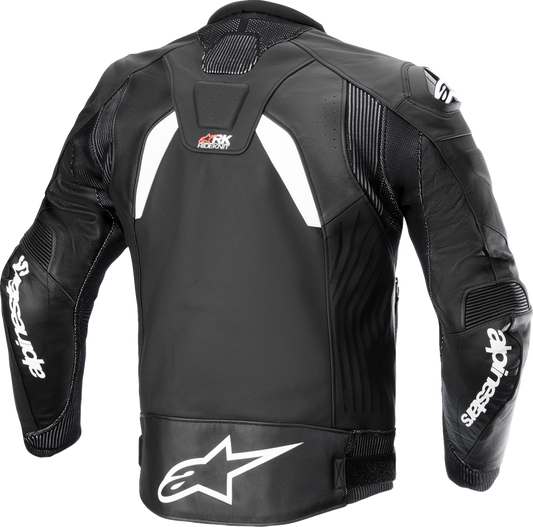 ALPINESTARS GP Plus R v4 Rideknit® Leather Jacket - Black/White - 58 3100324-12-58
