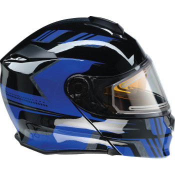 Z1R Solaris 2.0 Helmet - First Tracks - Electric - Dual Pane - Black/Blue - XS 0120-0831