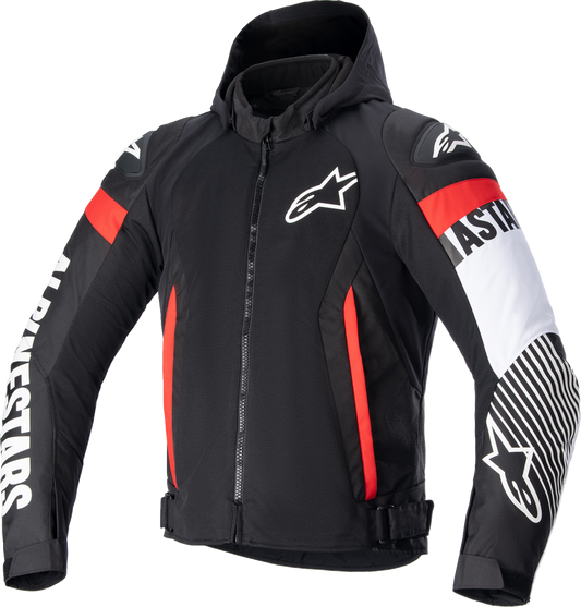 ALPINESTARS Zaca Air Jacket - Black/White/Red - 3XL 3306423-1231-3X