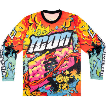 ICON Scatterbrain Jersey - Black - Large 2824-0112