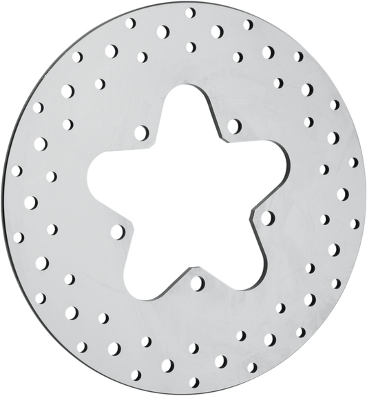 DRAG SPECIALTIES Drilled Brake Rotor - Rear - 11.5" - Touring B06-0193ASP