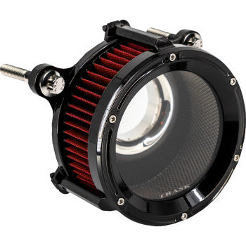 TRASK Assault Charge High-Flow Air Cleaner Kit - Gloss Black TM-1024GBK