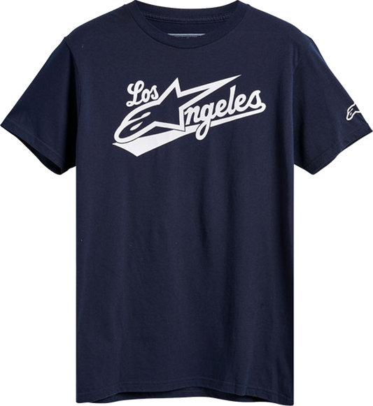 ALPINESTARS Los Angeles T-Shirt - Navy - Large 12337222070L
