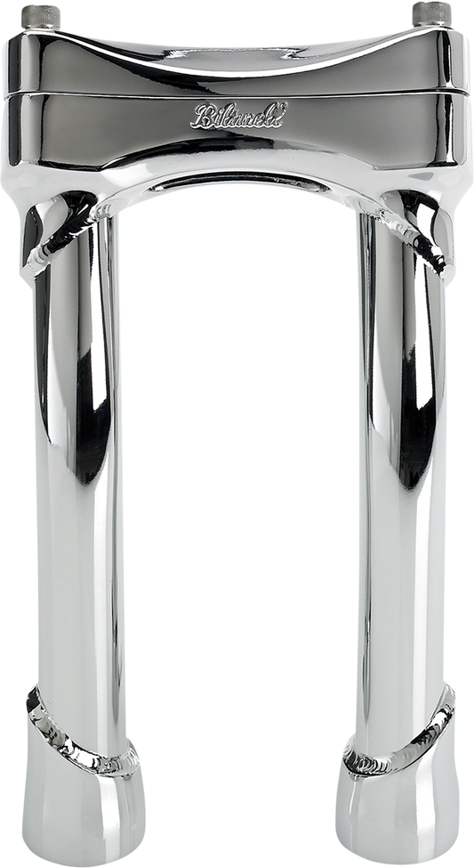 BILTWELL Risers - Murdock - Oversized - Pullback - 8" - Chrome 6414-105-08