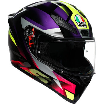AGV K1 S Helmet - Fastlap - Black/Purple/Pink - XS 2118394003-065-XS