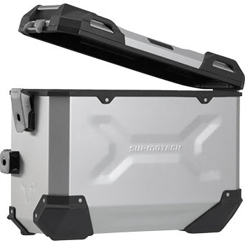 SW-MOTECH TRAX ADV Aluminum Case System - Silver - Kawasaki Versys 650 '14-'24 KFT.08.518.70100/S
