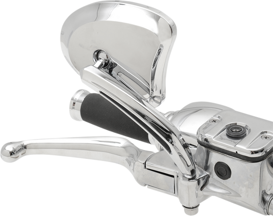 DRAG SPECIALTIES Touring Mirror - Short Stem 77888