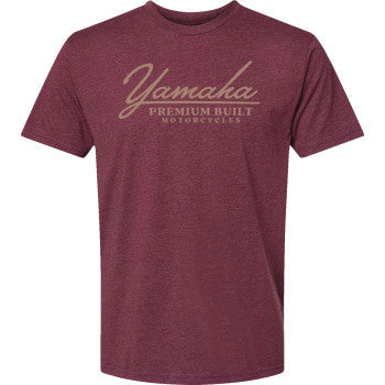 YAMAHA APPAREL Yamaha Racing Premium Built T-Shirt - Maroon - Large LEM25S-M39-L