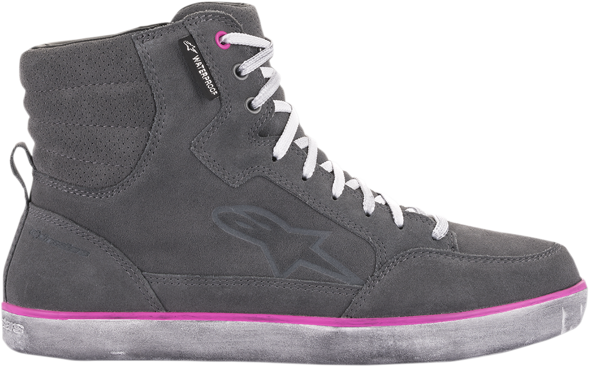 IN STOCK ALPINESTARS J-6 Waterproof Women's Shoes - Gray/Pink - US 6.5 254222090957