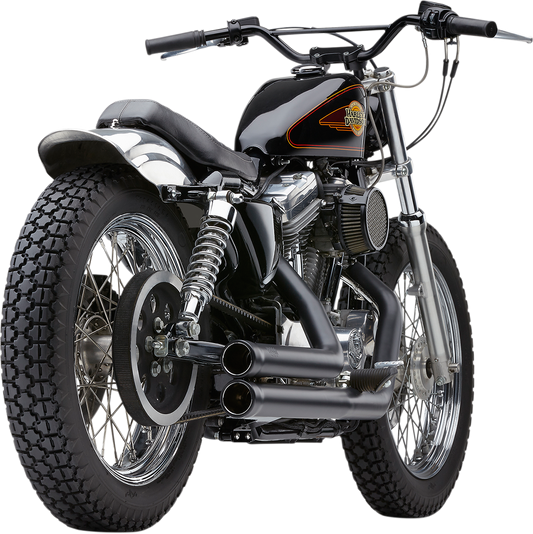 COBRA 909 Exhaust - Black - '86-'03 XL F/MID CONTROL MDLS ONLY 6701B